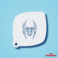 Schminken & Facepaint | MRQ Schminkschablone | Simon die Spinne