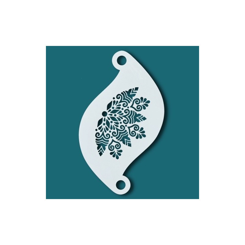 Schminkschablone Details | Superstar Facepaint Stencil - Ice crown SJ-77103