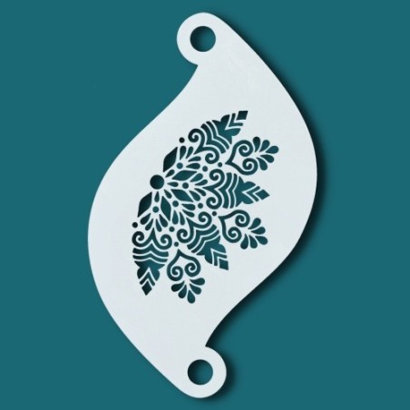 Schminkschablone Details | Superstar Facepaint Stencil - Ice crown SJ-77103