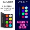 Mehron Schminke palet | UV NEON GLOW