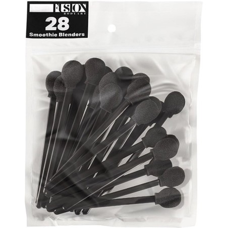 Fusion Applicators | Makeup Sponge | Lollipop Smoothie Blender Round Black