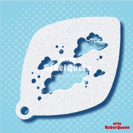 Schminken & Facepaint | MRQ Schminkschablone | Wolken