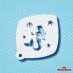 Schminken & Facepaint | MRQ Schminkschablone | Meerjungfrau 2