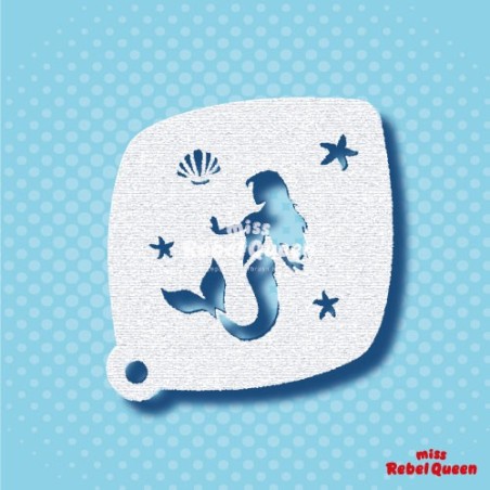 Schminken & Facepaint | MRQ Schminkschablone | Meerjungfrau 2