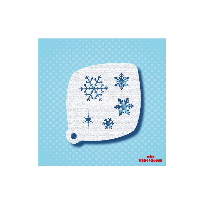 Schminken & Facepaint | MRQ Schminkschablone | Snowflakes