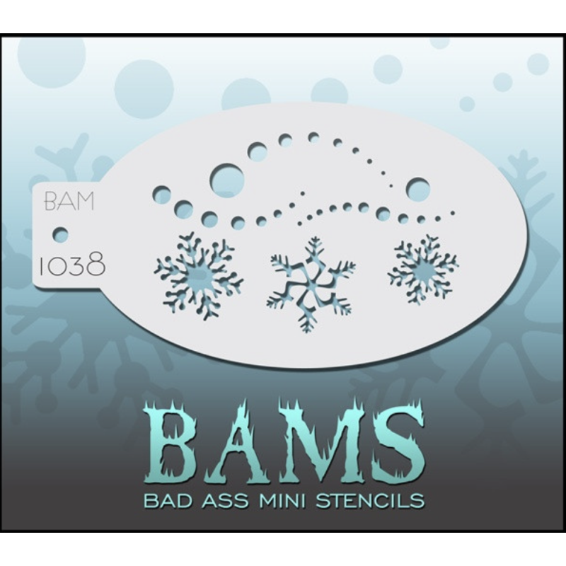 Schminken & Facepaint | Schminkschablone | BAM1038 | Winter Glow