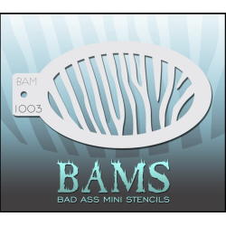 Schminken & Facepaint | Schminkschablone | BAM1003 | Zebra