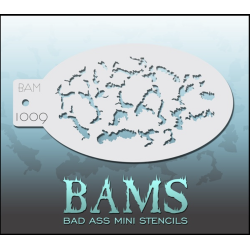 Schminken & Facepaint | Schminkschablone | BAM1009 | Spritzer