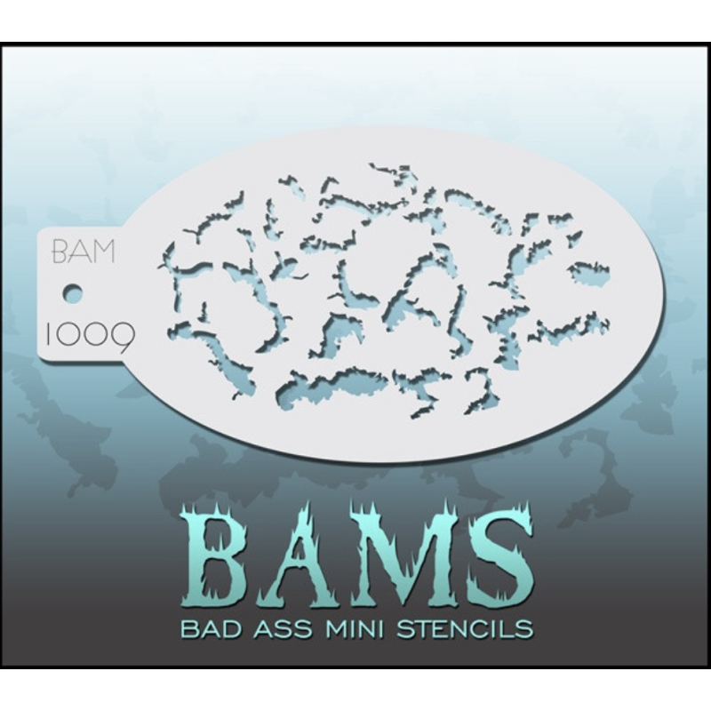 Schminken & Facepaint | Schminkschablone | BAM1009 | Spritzer