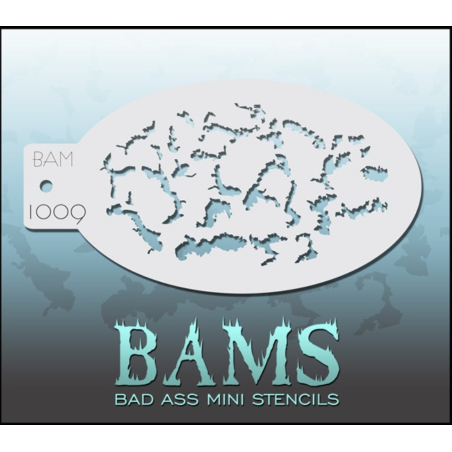 Schminken & Facepaint | Schminkschablone | BAM1009 | Spritzer