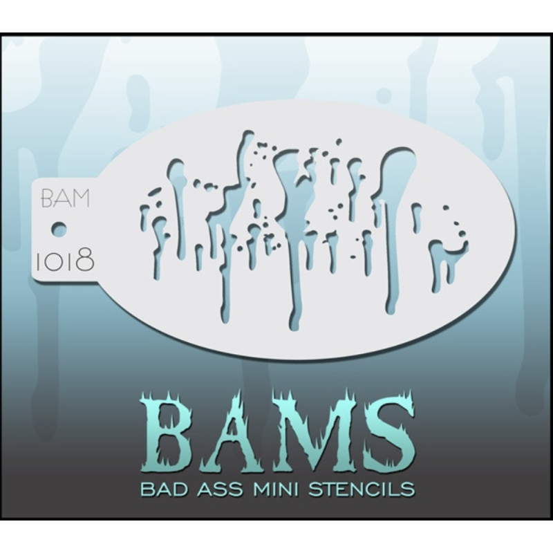 Schminken & Facepaint | Schminkschablone | BAM1018 | Tropfen
