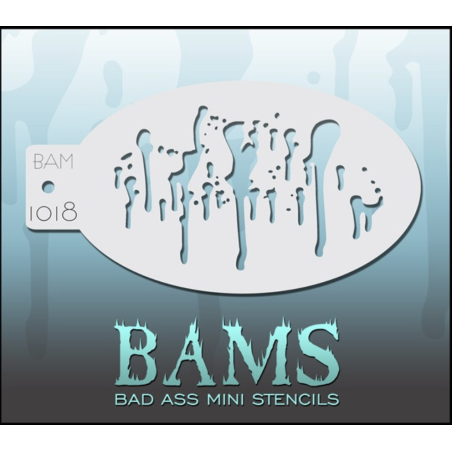Schminken & Facepaint | Schminkschablone | BAM1018 | Tropfen
