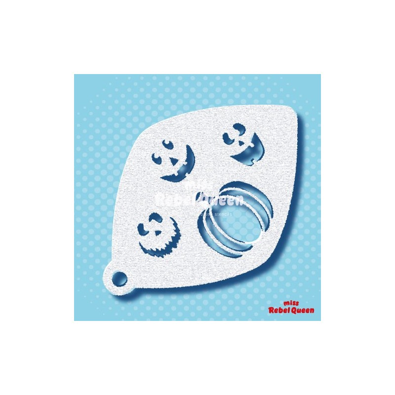 Schminken & Facepainting | MRQ Schminkschablone | Pumpkin Faces