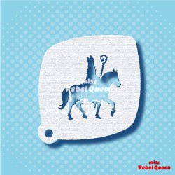 Schmink sjabloon | Stencil | Sint en Piet | Paard Ozosnel