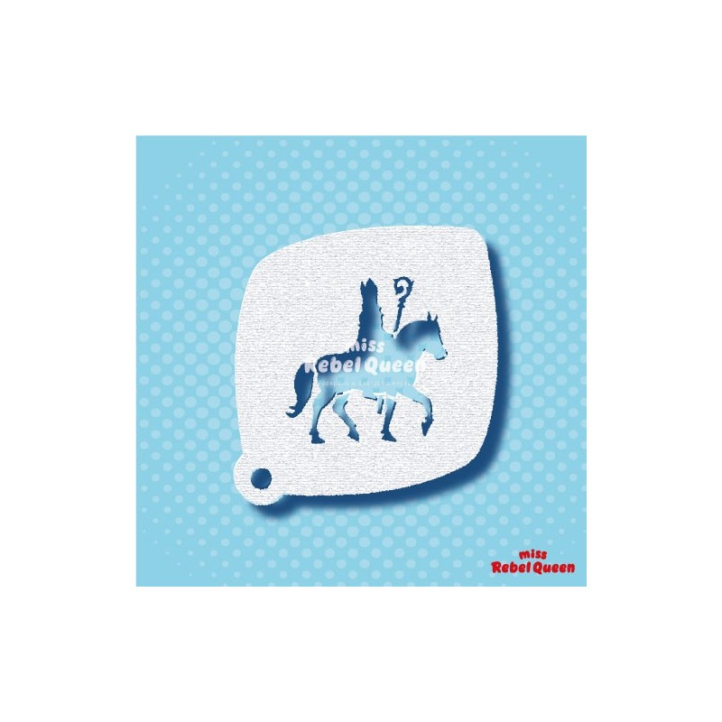 Schmink sjabloon | Stencil | Sint en Piet | Paard Ozosnel