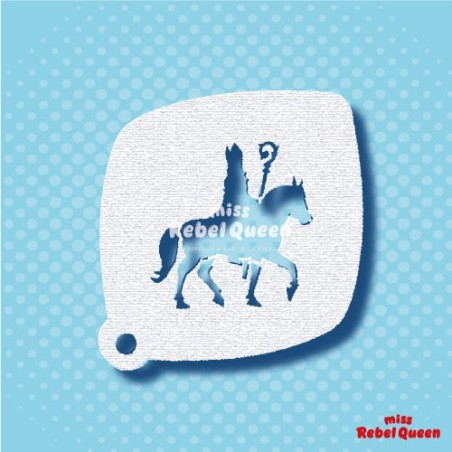 Schmink sjabloon | Stencil | Sint en Piet | Paard Ozosnel