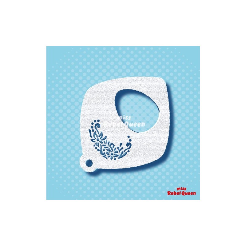 Schminken & Facepainting | MRQ Schminkschablone | Osterei Swirl