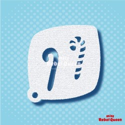 Schminken & Facepainting | MRQ Schminkschablone | Weihnachts Candy