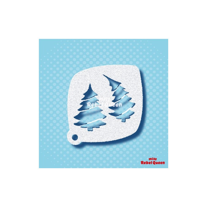 MRQ Schminkschablone | Weihnachtsbaum