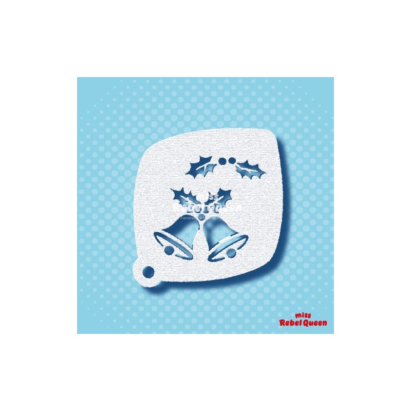 Schminken & Facepainting | MRQ Schminkschablone | Weihnachtsglocken