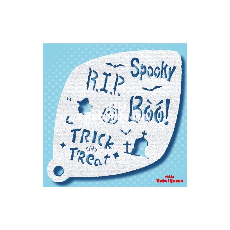 Schminken & Facepainting | MRQ Schminkschablone | Halloween Spezial