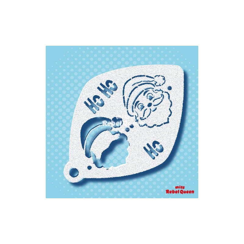 Schminken & Facepainting | MRQ Schminkschablone | Santa  Selfie 2 Schritte