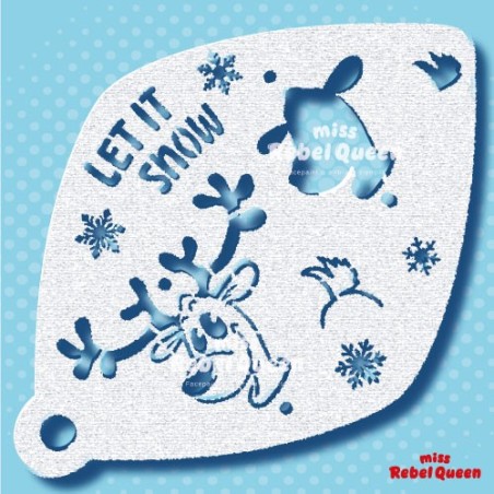 Schminken & Facepainting | Rudolph Red Nose Large 2staps - MRQ Stencils