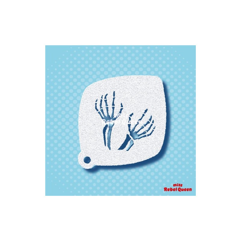 MRQ Schminkschablone | Clan / Skelettarme