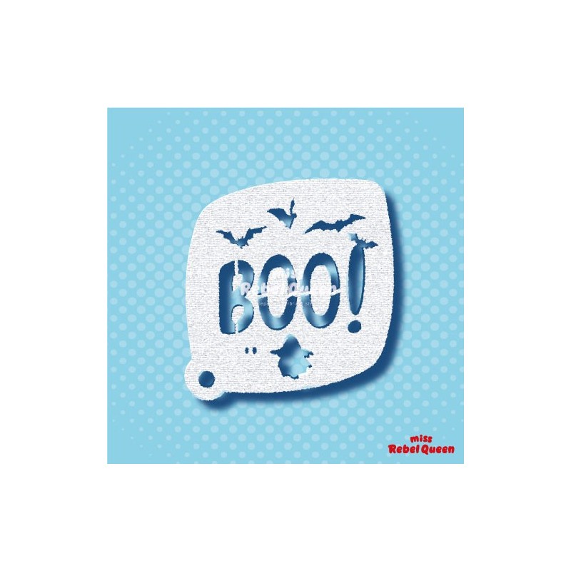 MRQ Schminkschablone | BOO Halloween