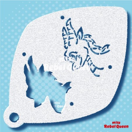 Schminken & Facepainting | MRQ Schminkschablone | Dalphy the Dragon