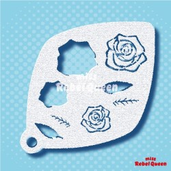 Schminken & Facepainting | MRQ Schminkschablone | Rote Rosen