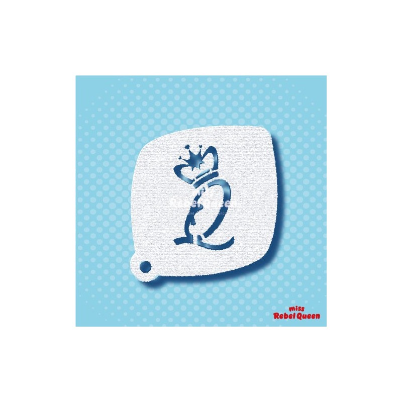 Schminken & Facepainting | MRQ Schminkstencil - Queen stamp