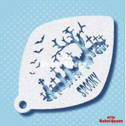 MRQ Schminkschjablone | Creepy Graveyard