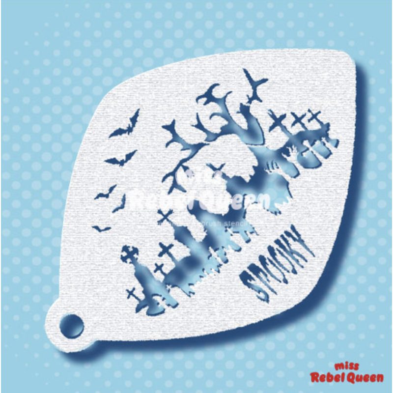 MRQ Schminkschjablone | Creepy Graveyard