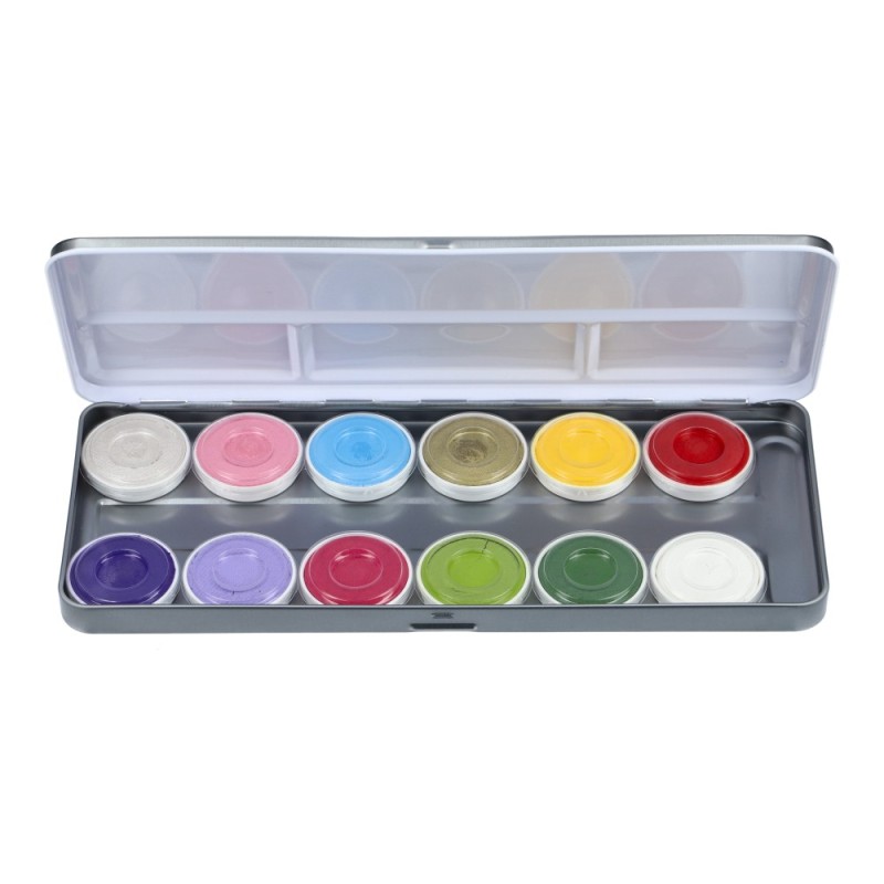 Superstar Schmink Paletten | Aqua Wasserschminke | Superstar Schminke - Superstar Palet - Botanical