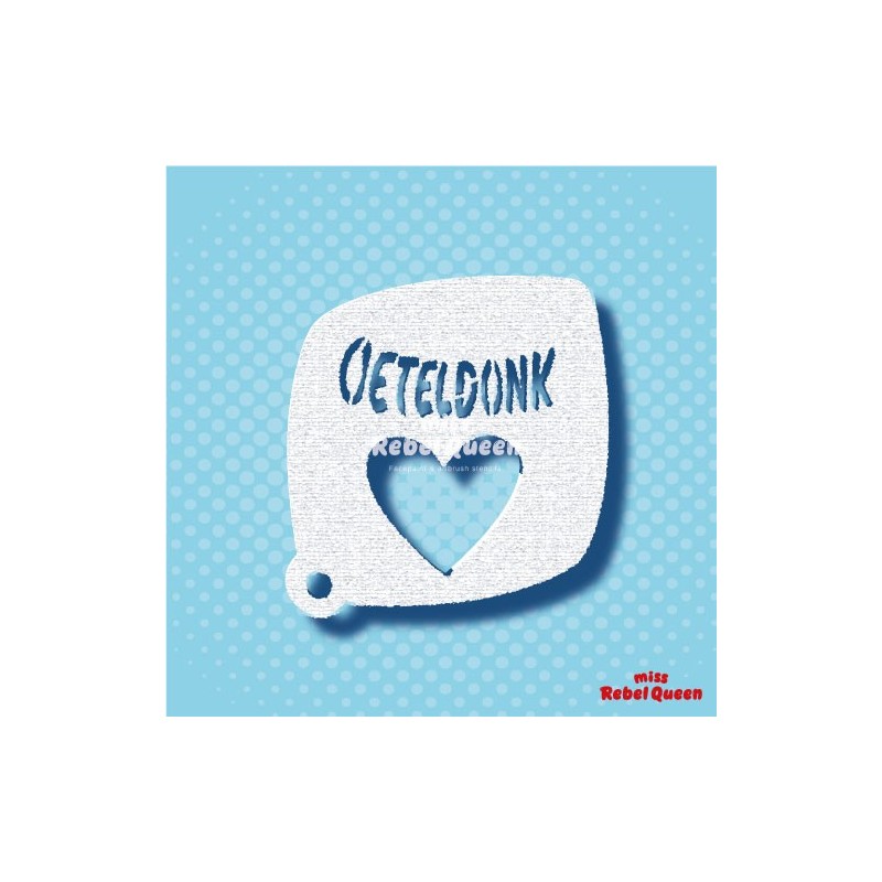 Schminken & Facepainting | MRQ Face Paint Stencil | Carnaval Oeteldonk