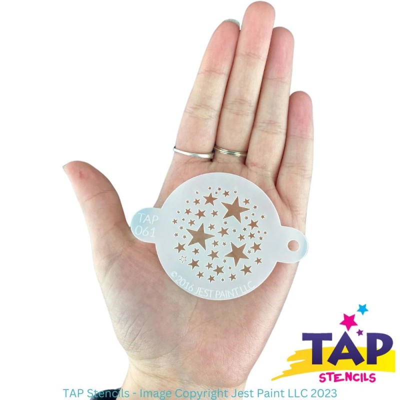 TAP Schmink Schablone | Face Painting & Airbrush | Magical Stars 061