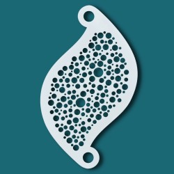 Schminkschablone Details | Superstar Facepaint Stencil - Bubble