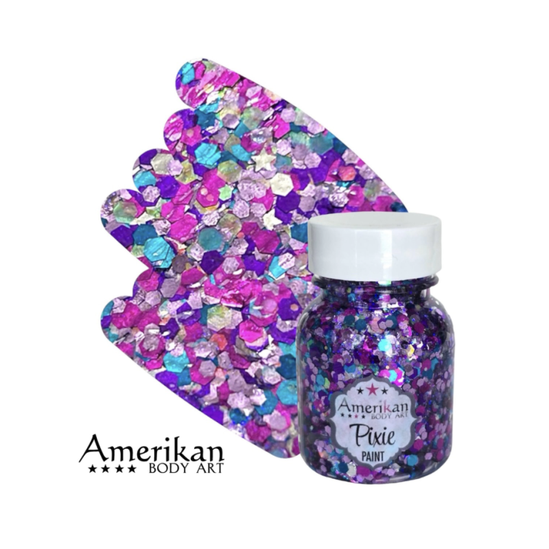 Pixie Paint Glittergel | Fifi Royal 30gr. | | Für Haut & Haar | Festivalglitter