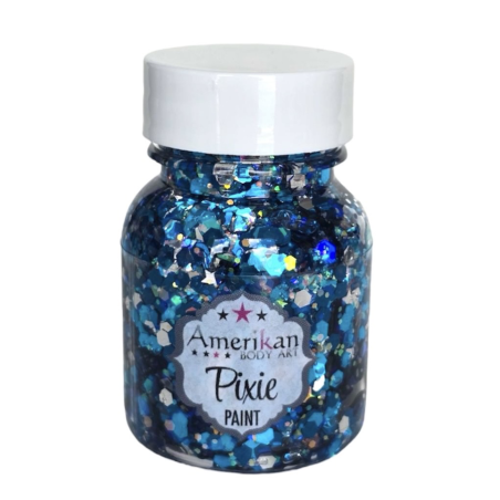 Pixie Paint Glittergel | Midnight Blue 30gr. | | Für Haut & Haar | Festivalglitter