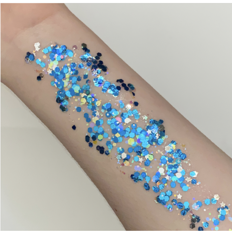 Pixie Paint Glittergel | Midnight Blue 30gr. | | Für Haut & Haar | Festivalglitter