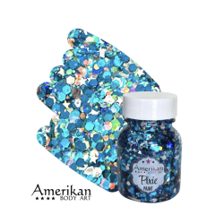 Pixie Paint Glittergel | Midnight Blue 30gr. | | Für Haut & Haar | Festivalglitter