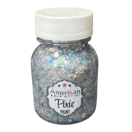 Pixie Paint Glittergel | Moonlight Silver 30 gr | | Für Haut & Haar | Festivalglitter