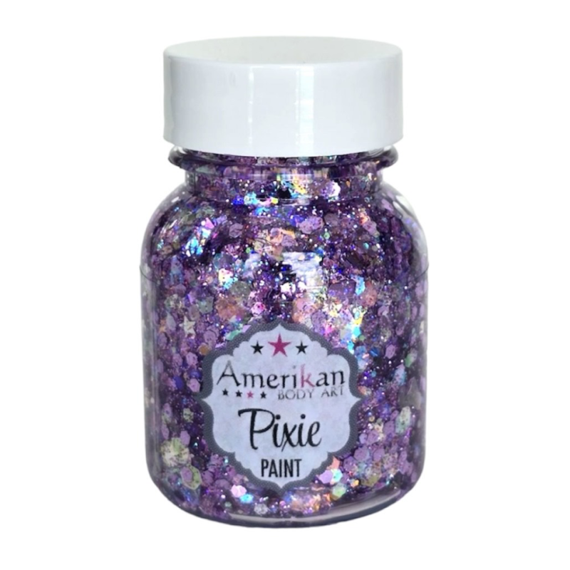 Pixie Paint Glittergel | Purple Rain 30gr. | | Für Haut & Haar | Festivalglitter