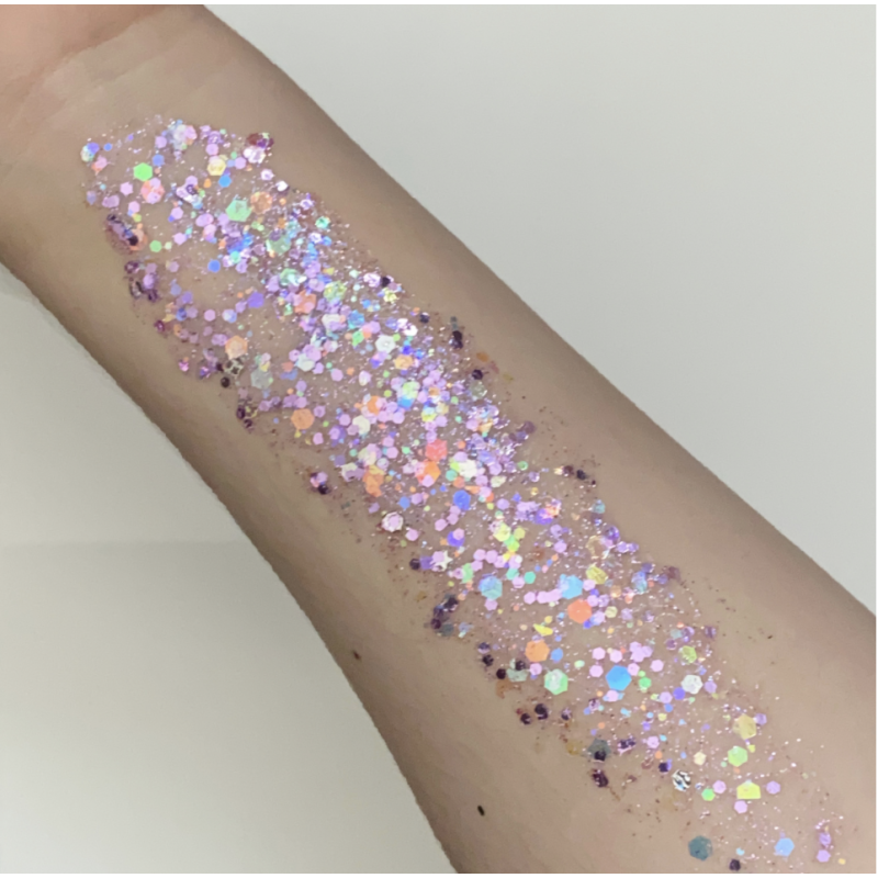 Pixie Paint Glittergel | Purple Rain 30gr. | | Für Haut & Haar | Festivalglitter
