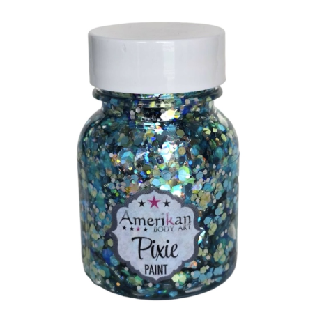Pixie Paint Glittergel | Splash Blue 30gr. | | Für Haut & Haar | Festivalglitter