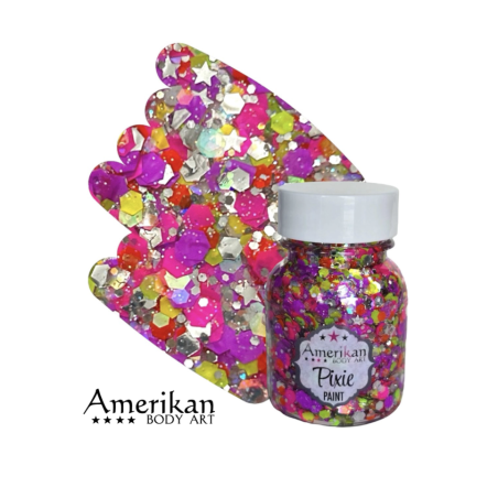 Pixie Paint Glittergel | Valley Girl 30g | | Für Haut & Haar | Festivalglitter