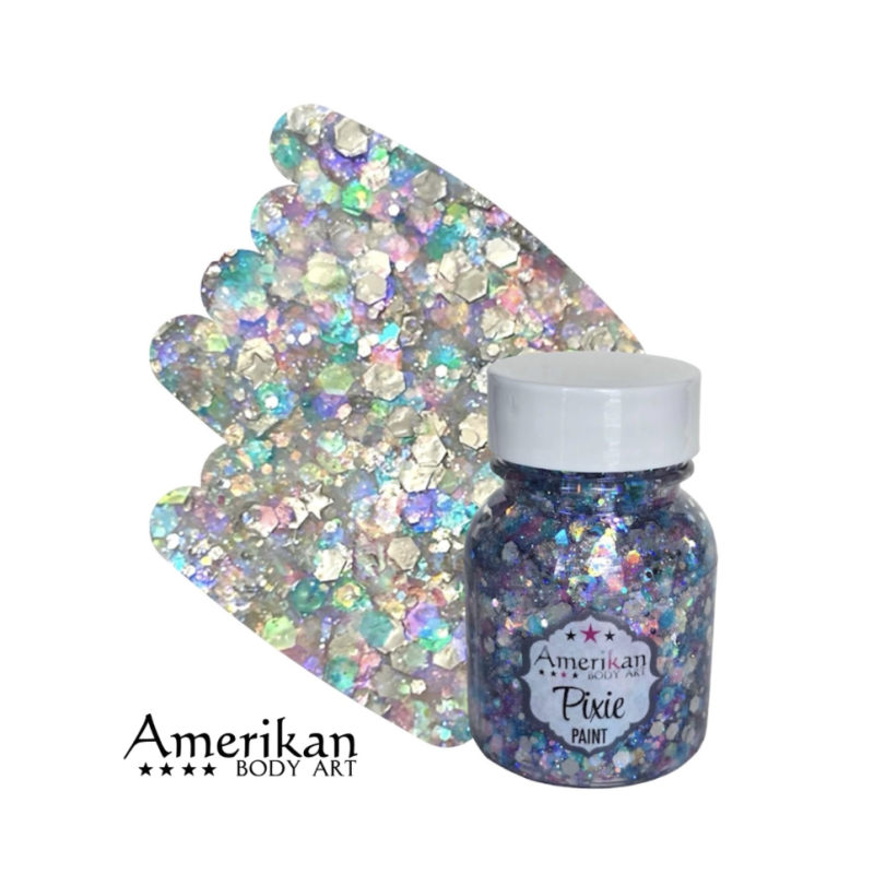 Pixie Paint Glittergel | Winter Wonderland 30 gr. | | Für Haut & Haar | Festivalglitter