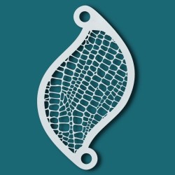 Schminkschablone Details | Superstar Schminksjablone - Lizzard