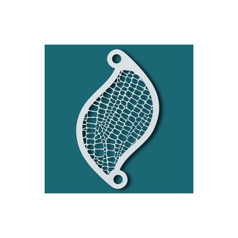 Schminkschablone Details | Superstar Schminksjablone - Lizzard